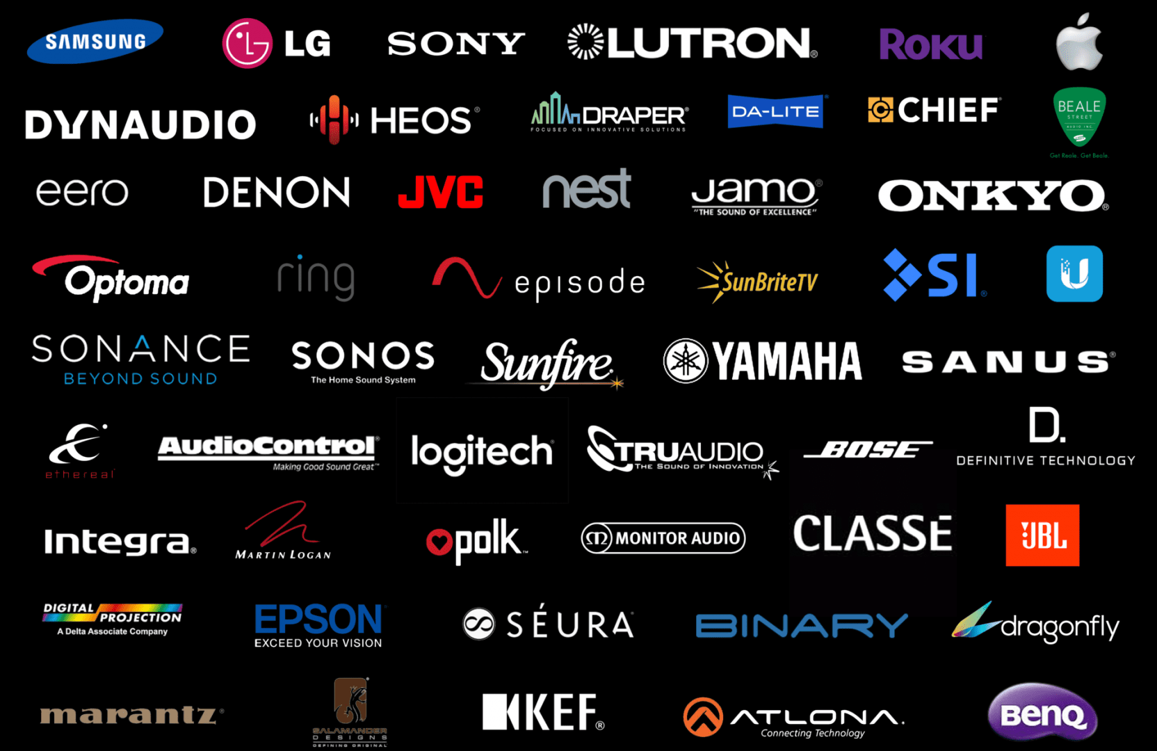Logos of Authorized Dealers